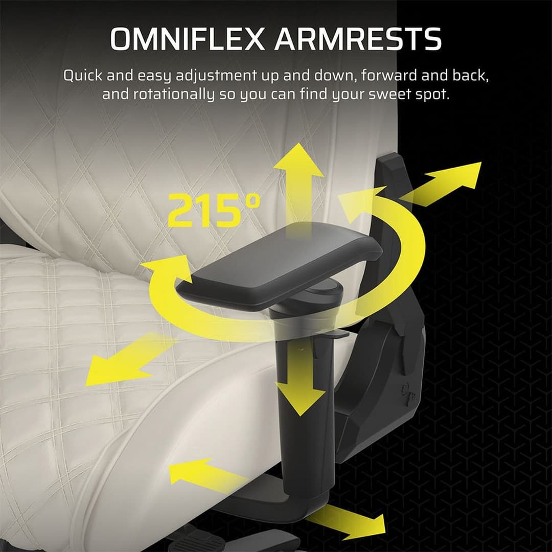 Corsair TC500 LUXE Gaming Chair - Frost - Image 7