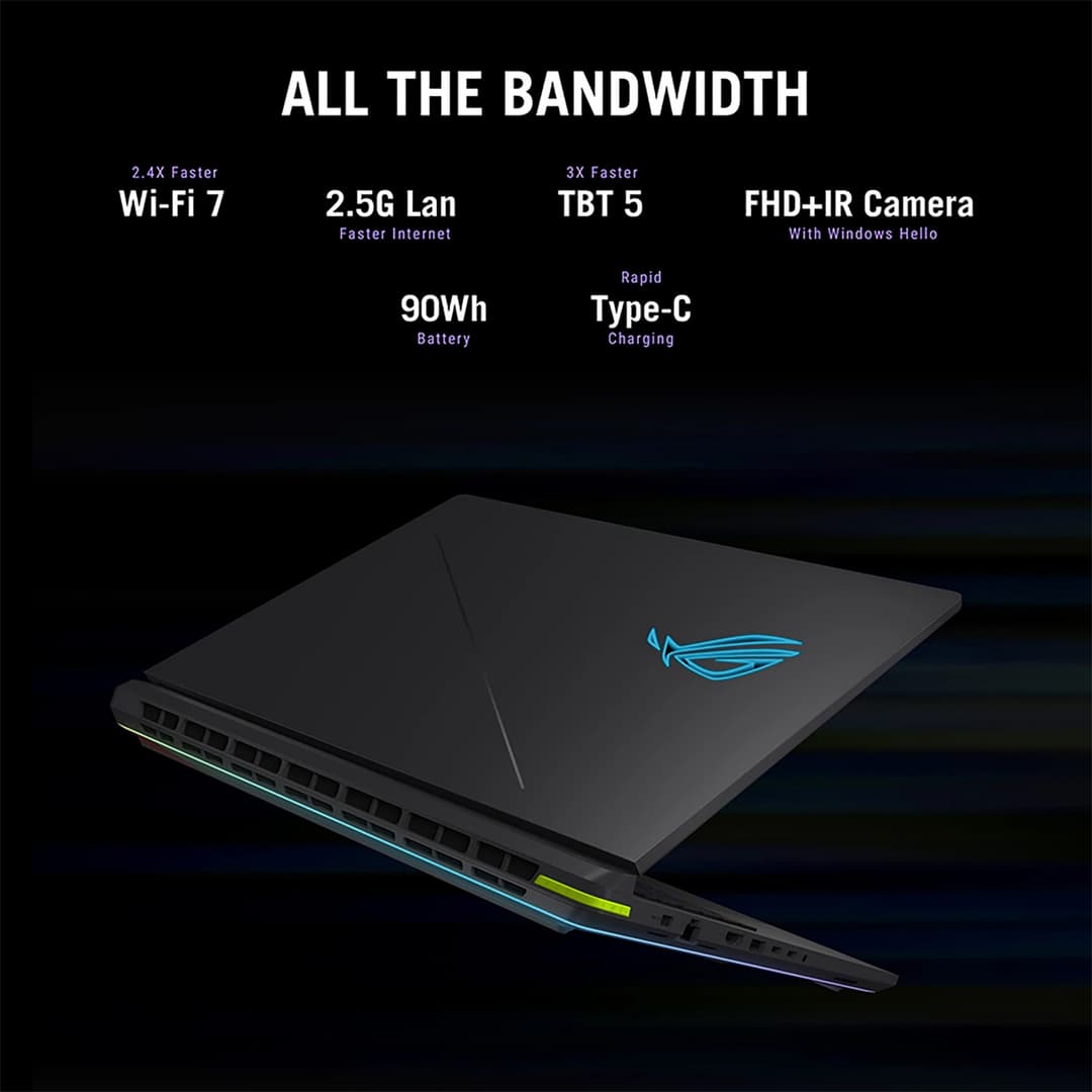 Asus ROG Strix G16 G615LW Intel Core Ultra 9 275HX 32GB RAM 2TB SSD 16" 240Hz RTX 5080 Windows 11 Home Gaming Laptop - Image 7