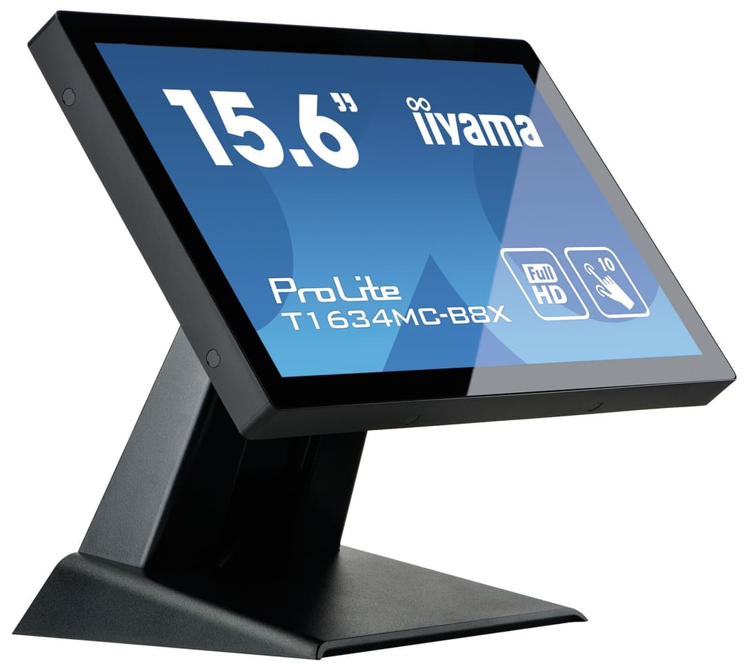 iiyama ProLite T1634MC-B8X computer monitor 39.6 cm (15.6") 1920 x 1080 pixels Full HD LED Touchscreen Multi-user Black - Image 3