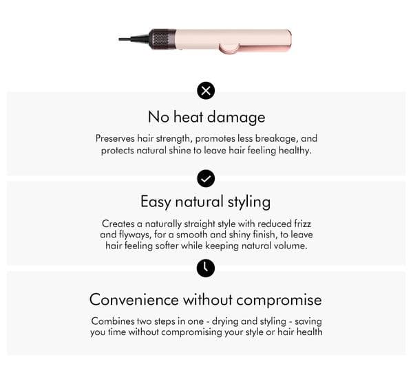 Dyson Airstrait Hair Straightener - Ceramic Pink - Image 4