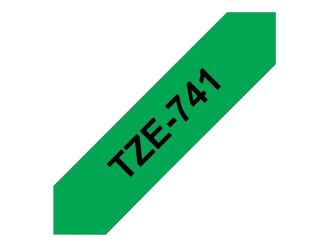 Brother TZe-741 - laminated tape - 1 cassette(s) - Roll (1.8 cm x 8 m) - Image 5