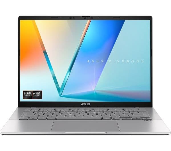 ASUS Vivobook S14 M3407HA 14" Laptop - AMD Ryzen 5, 16 GB RAM, 512 GB SSD, Silver - Image 1
