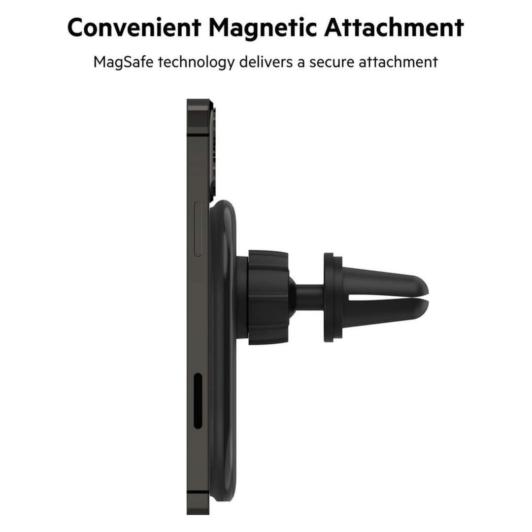 Belkin MagSafe Compatible Wireless Car Charger 10W - Black - Image 5