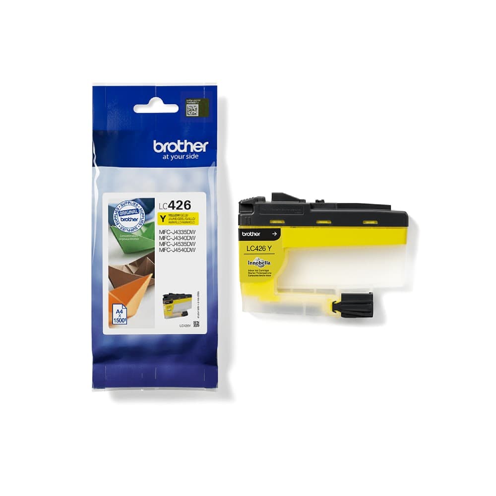 Brother LC426Y Yellow 750 Pages Yield Ink Cartridge - Image 1