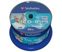Verbatim CD-R AZO Wide Inkjet Printable no ID 700 MB 52x 50 pc(s) thumbnail 2