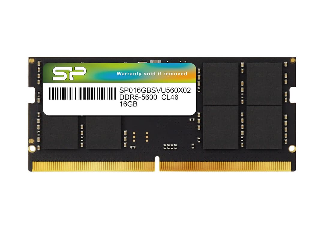 16GB Silicon Power DDR5 SO-DIMM 5600MHz CL46 1.1V Laptop Memory Module - Image 1