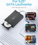 ICY BOX IB-525-U3 External Enclosure for Blu-ray and DVD Drives - Black thumbnail 3