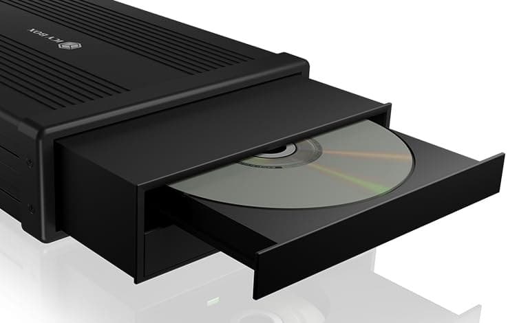 ICY BOX IB-525-U3 External Enclosure for Blu-ray and DVD Drives - Black - Image 4