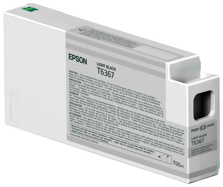 Epson T636700 UltraChrome HDR Ink Cartridge 700ml - Light Black - Image 1