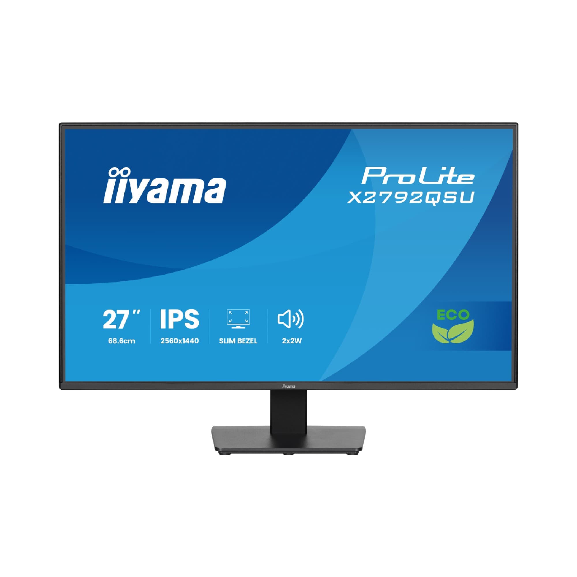 iiyama Prolite X2792QSU-B1 27" IPS Quad HD 120Hz Energy Efficient Monitor with Built-In-Speakers
