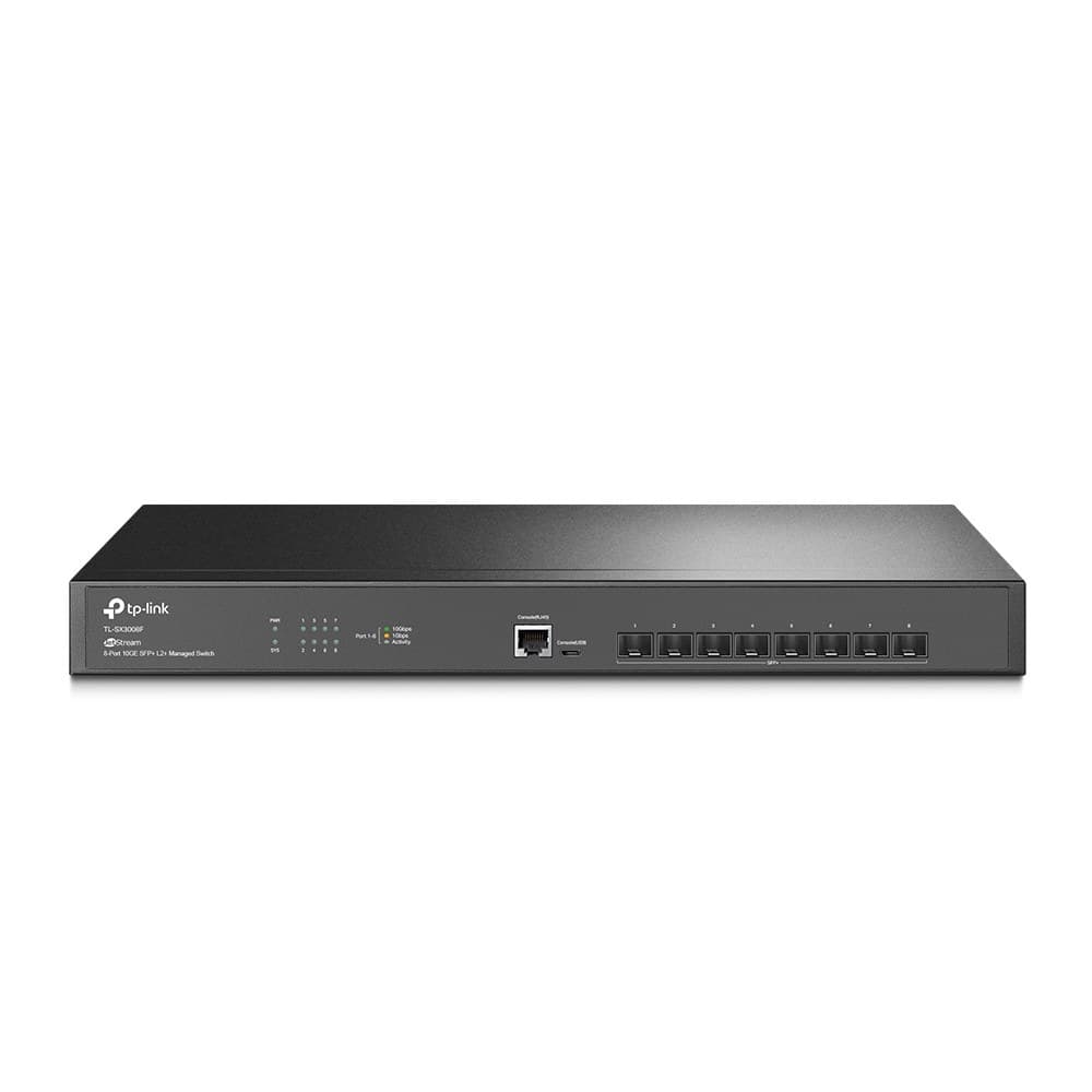 TP-Link JetStream 8-Port 10GE SFP+ L2+ Managed Switch - Image 1