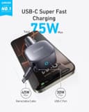 Anker Nano Car Charger (75W, USB-C Port, Built-in USB-C Cable) thumbnail 4