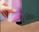 Rexel Crystalfile Classic Foolscap Suspension File 50mm Green (Pack of 50) thumbnail 3
