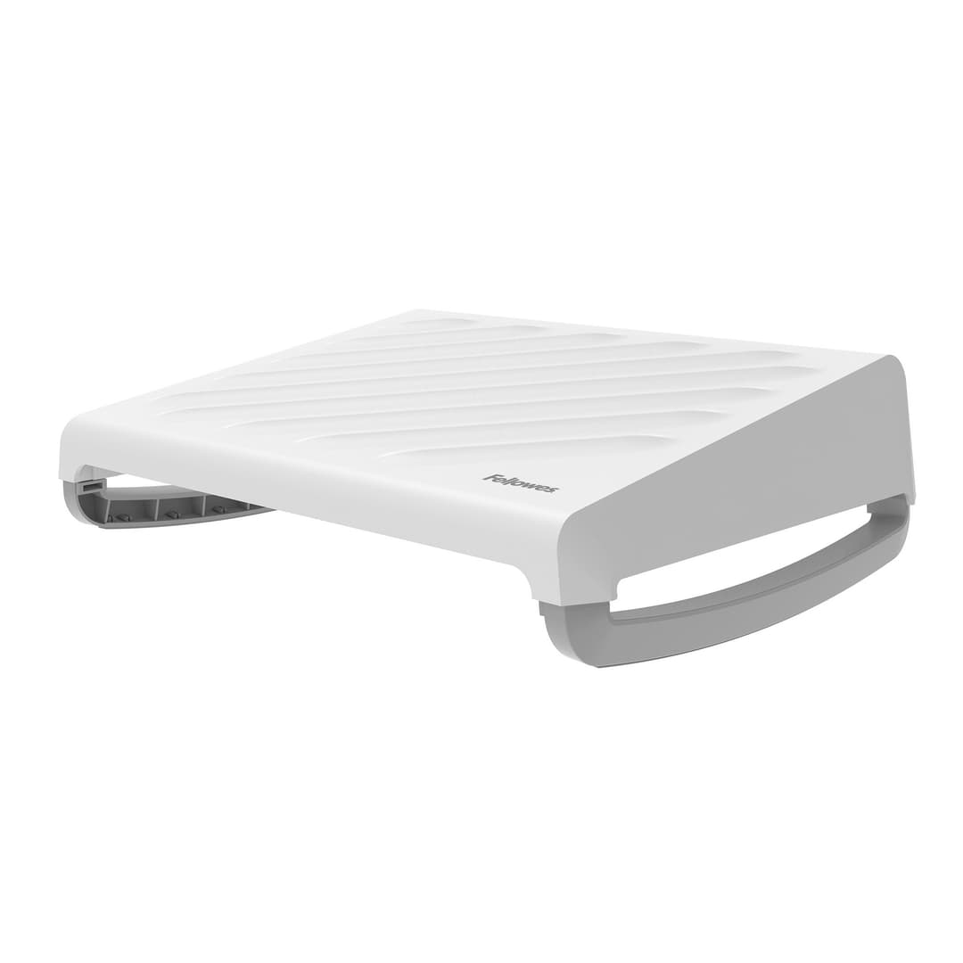 Fellowes Foot Rest Under Desk - Breyta Foot Support Ergonomic Foot Rest with Textured Surface - Foot Rest Stool for Office & Home - White - Image 1