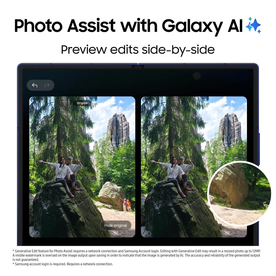 Samsung Galaxy Z Fold7 AI Phone - Jet Black - Image 7