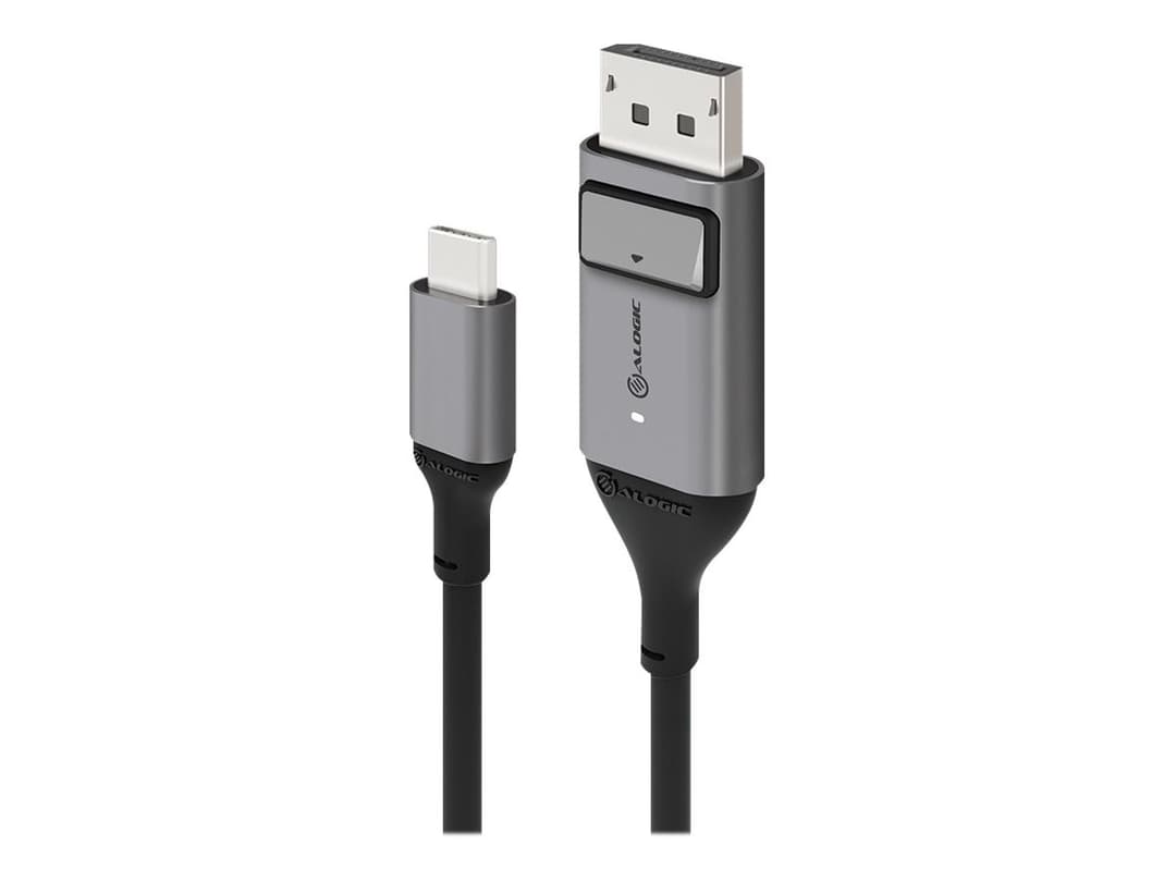 ALOGIC Ultra DisplayPort Cable Space Grey - Image 1