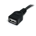 StarTech.com 6 ft Black USB 2.0 Extension Cable A to A - M/F thumbnail 3