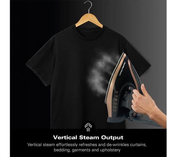 HAMILTON BEACH Pro Care HB268SGBG Steam Generator Iron - Black & Gold - Image 3