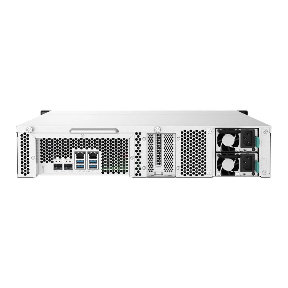 QNAP TS-832PXU-RP 4GB RAM 8 Bay Rackmount NAS Enclosure - Silver - Image 2