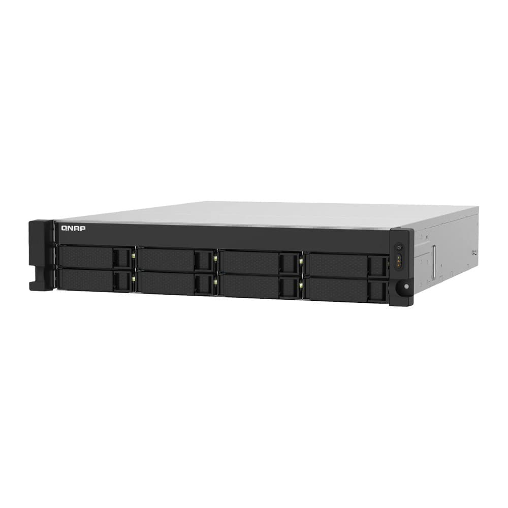 QNAP TS-832PXU-RP 4GB RAM 8 Bay Rackmount NAS Enclosure - Silver - Image 4