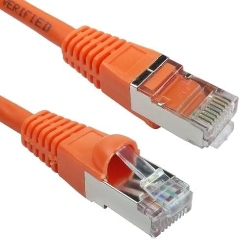 Cables Direct 10m CAT6A S/FTP Patch Cable (Orange) - Image 2