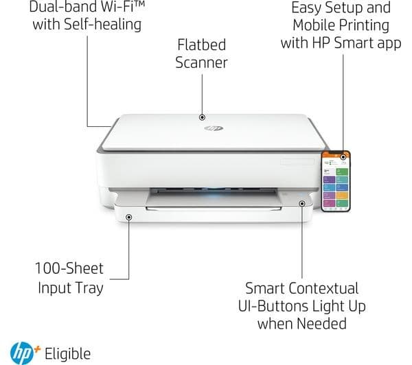 HP ENVY 6020e All-in-One Wireless Inkjet Printer with HP Plus - Image 5