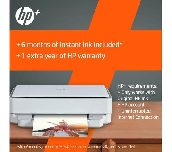 HP ENVY 6020e All-in-One Wireless Inkjet Printer with HP Plus - Image 6