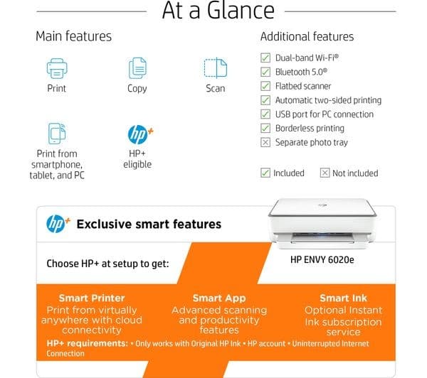 HP ENVY 6020e All-in-One Wireless Inkjet Printer with HP Plus - Image 7
