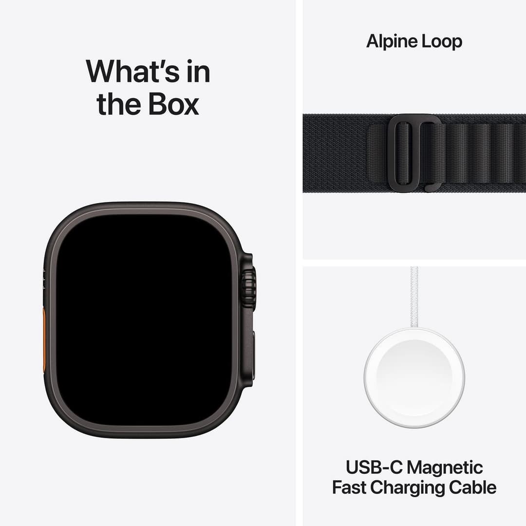 Apple Watch Ultra 3 GPS+Cell 49mm Black Alpine Loop - L - Image 9