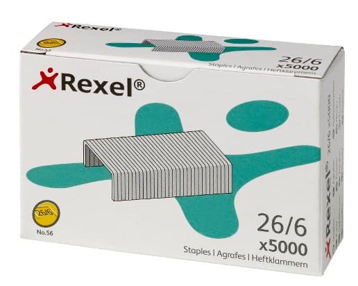 Rexel No. 56 (26/6) Staples (5000) - Image 1