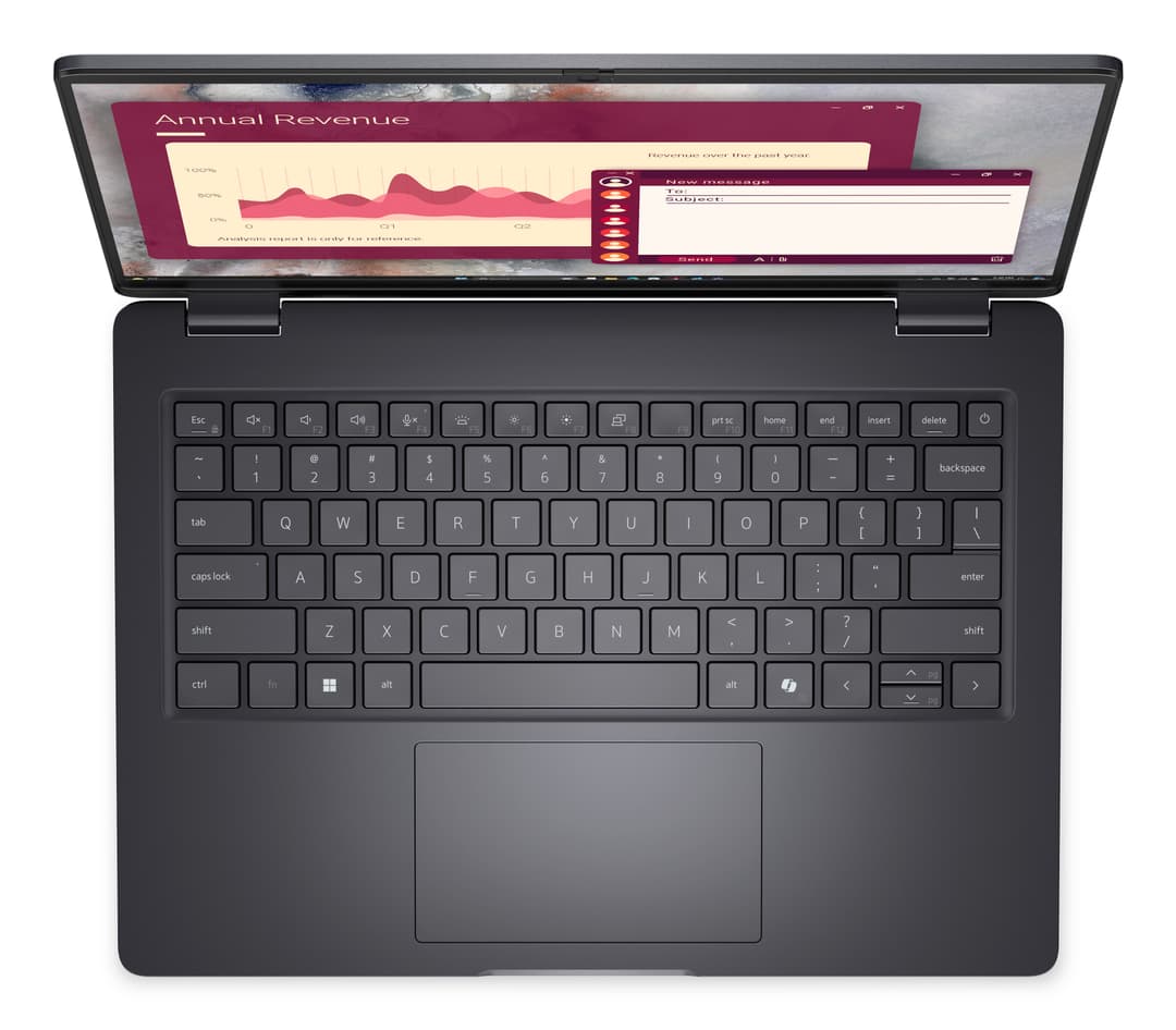 DELL Pro 14 PC14250 Intel Core Ultra 7 255U Laptop 35.6 cm (14") Full HD+ 16 GB DDR5-SDRAM 512 GB SSD Wi-Fi 6 (802.11ax) Windows 11 Pro Black UK English - Image 4
