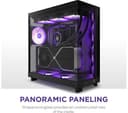 NZXT H6 FLOW RGB ATX Mid-Tower Case Black thumbnail 3