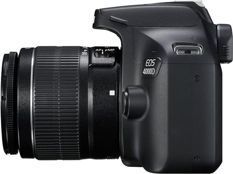 Canon EOS 4000D DSLR Camera with 18-55mm Lens Black - Image 2