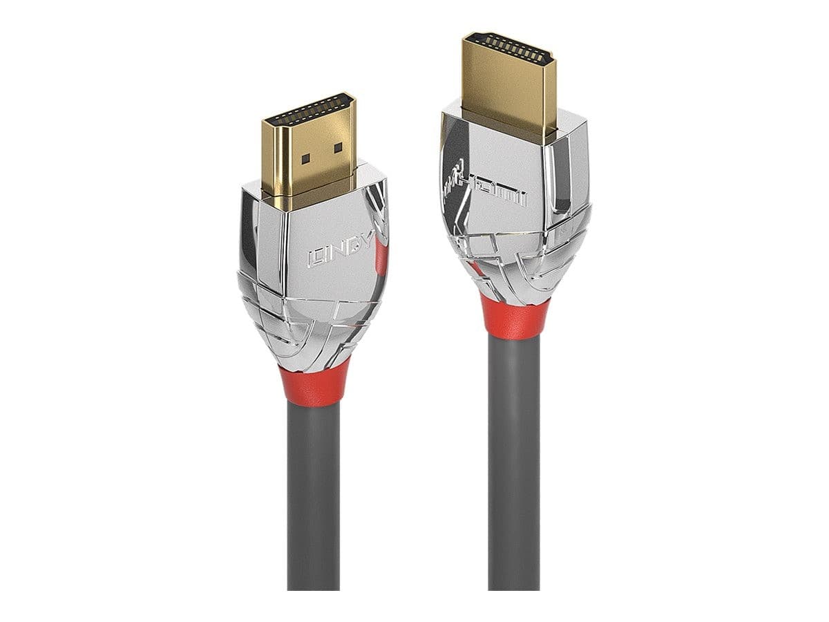 Lindy Cromo Line High Speed HDMI 2.0 Cable with Ethernet 4K 60Hz 3m - Grey
