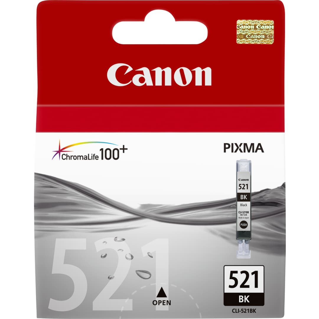 Canon CLI-521BK Black Ink Cartridge - Image 1