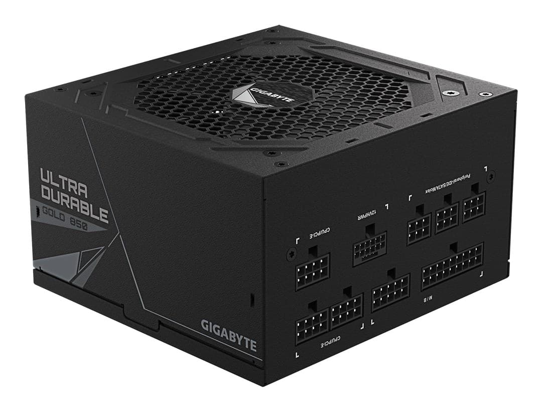 GIGABYTE UD850GM PG5 V2 Power Supply Unit- PCIe Gen 5.1, 80 PLUS Gold, Fully Modular Design, 120mm Fan, ATX 3.1 compatible, UK Plug - Image 4