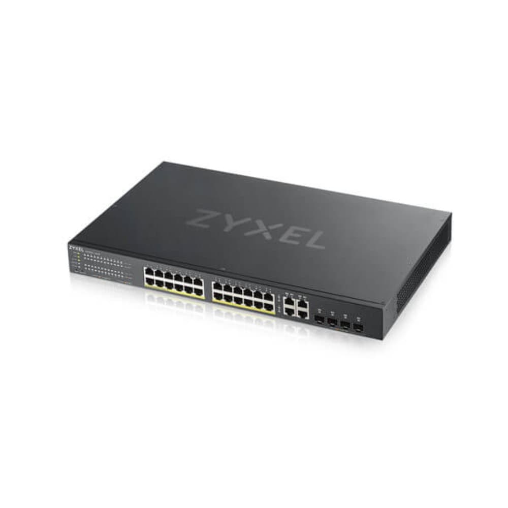 Zyxel GS192048HPV2-GB0101F 100 Gbit/s Rack Mountable Managed 44 x Gigabit Ethernet RJ45+SFP Ports Network Switch - Image 3