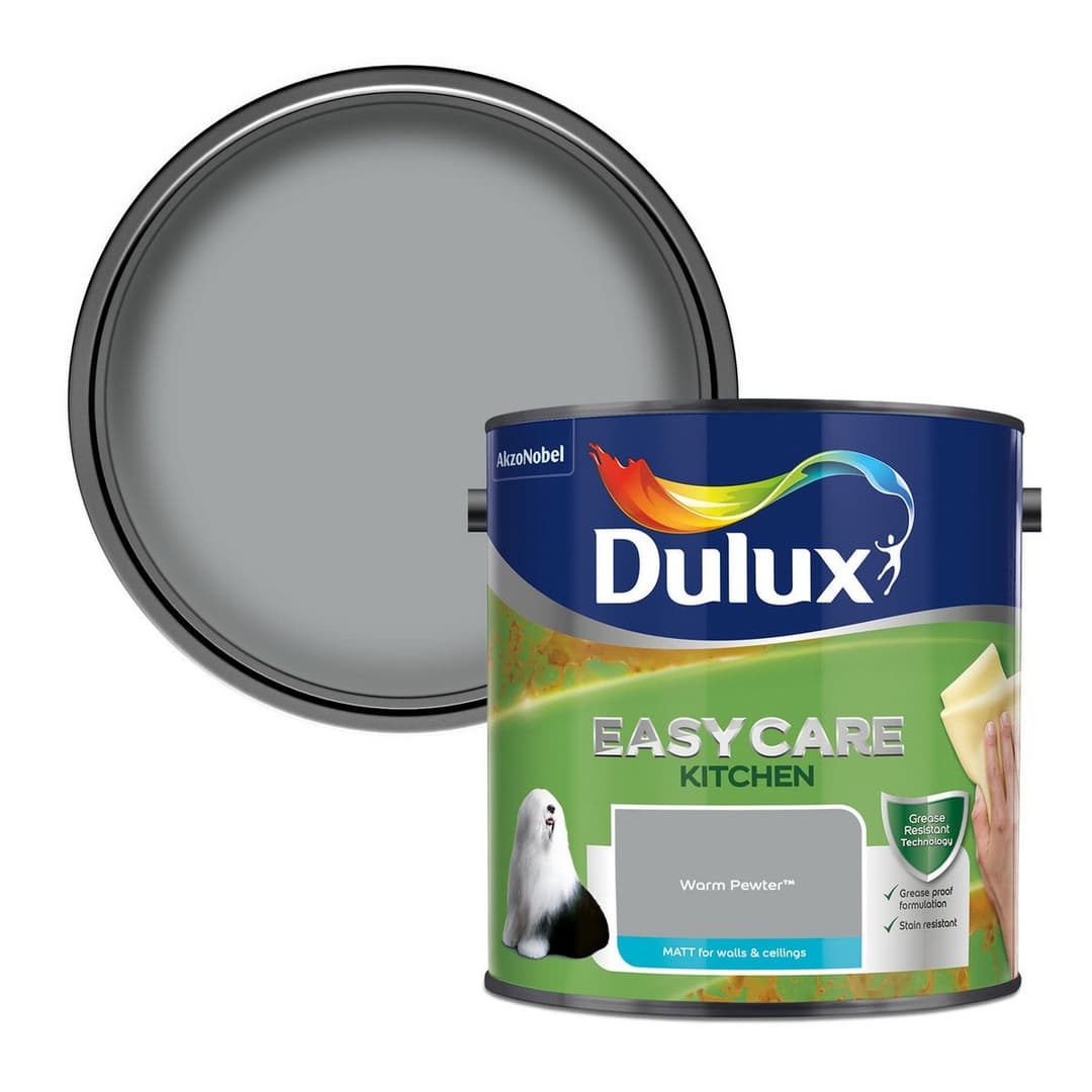 Dulux Easycare Kitchen Matt Warm Pewter - 2.5L - Image 1