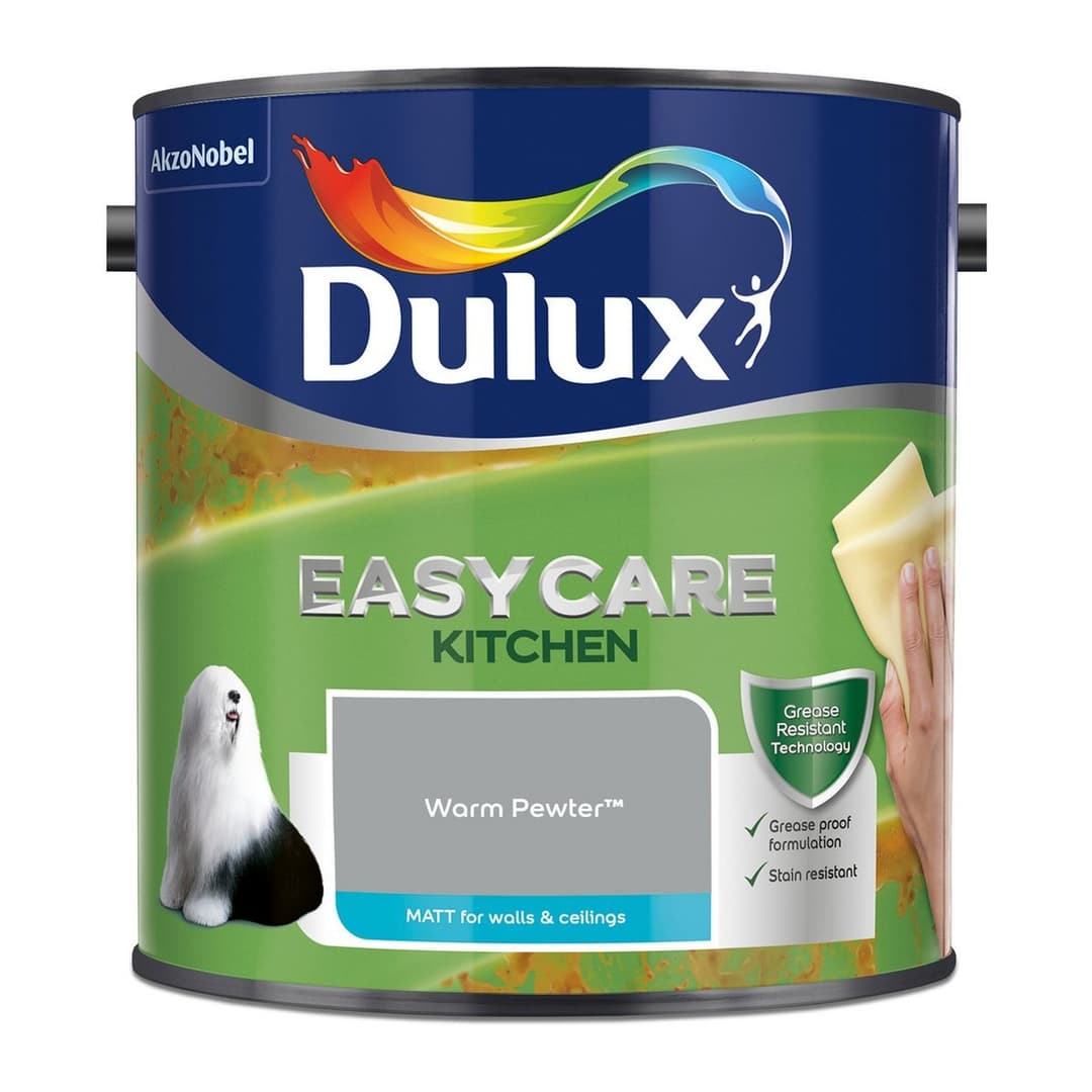 Dulux Easycare Kitchen Matt Warm Pewter - 2.5L - Image 4