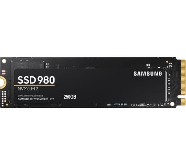Samsung 980 M.2 NVMe PCIe 3.0 Internal SSD - 250GB