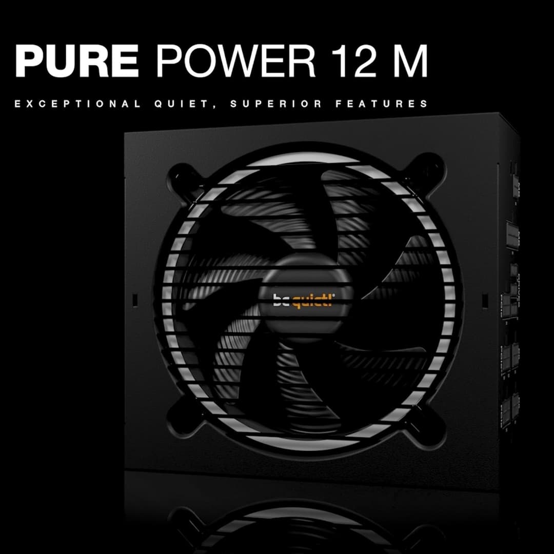 be quiet! Pure Power 12 M 1200W Power Supply - Black - Image 2