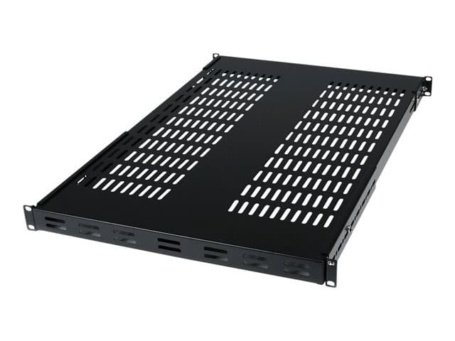 StarTech.com 1U Adjustable Vented Server Rack Mount Shelf - 175lbs - 19.5 to 38in Deep Universal Tray for 19" AV/ Network Equipment Rack (ADJSHELF) - rack shelf - 1U - Image 2