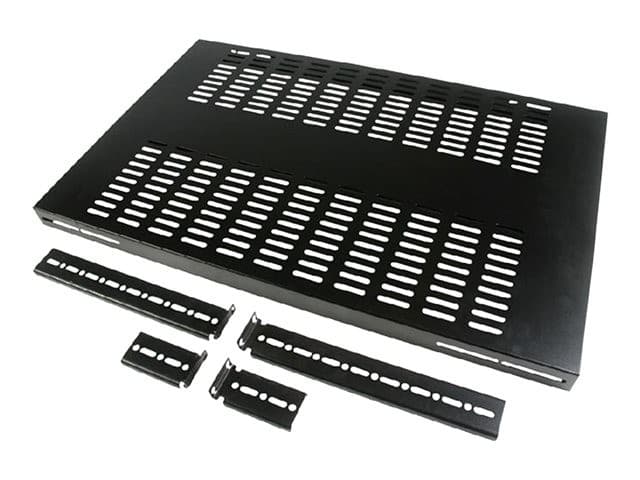 StarTech.com 1U Adjustable Vented Server Rack Mount Shelf - 175lbs - 19.5 to 38in Deep Universal Tray for 19" AV/ Network Equipment Rack (ADJSHELF) - rack shelf - 1U - Image 4