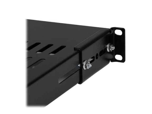 StarTech.com 1U Adjustable Vented Server Rack Mount Shelf - 175lbs - 19.5 to 38in Deep Universal Tray for 19" AV/ Network Equipment Rack (ADJSHELF) - rack shelf - 1U - Image 5