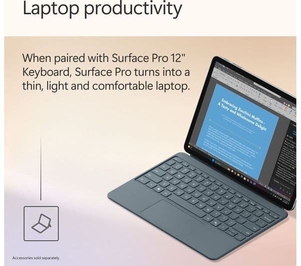 Microsoft Surface Pro 12" Snapdragon X Plus 16GB 512GB Ocean - Image 9