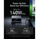 Anker Prime 250W 6-Port GaN Desktop Charger - Black thumbnail 4