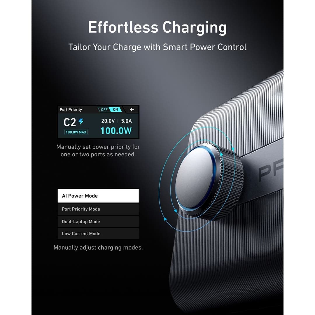 Anker Prime 250W 6-Port GaN Desktop Charger - Black - Image 6