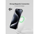 Belkin BoostCharge 3-in-1 Magnetic Foldable Qi2 15W Wireless Charger - White, UK Plug thumbnail 5