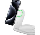 Belkin BoostCharge 3-in-1 Magnetic Foldable Qi2 15W Wireless Charger - White, UK Plug thumbnail 7