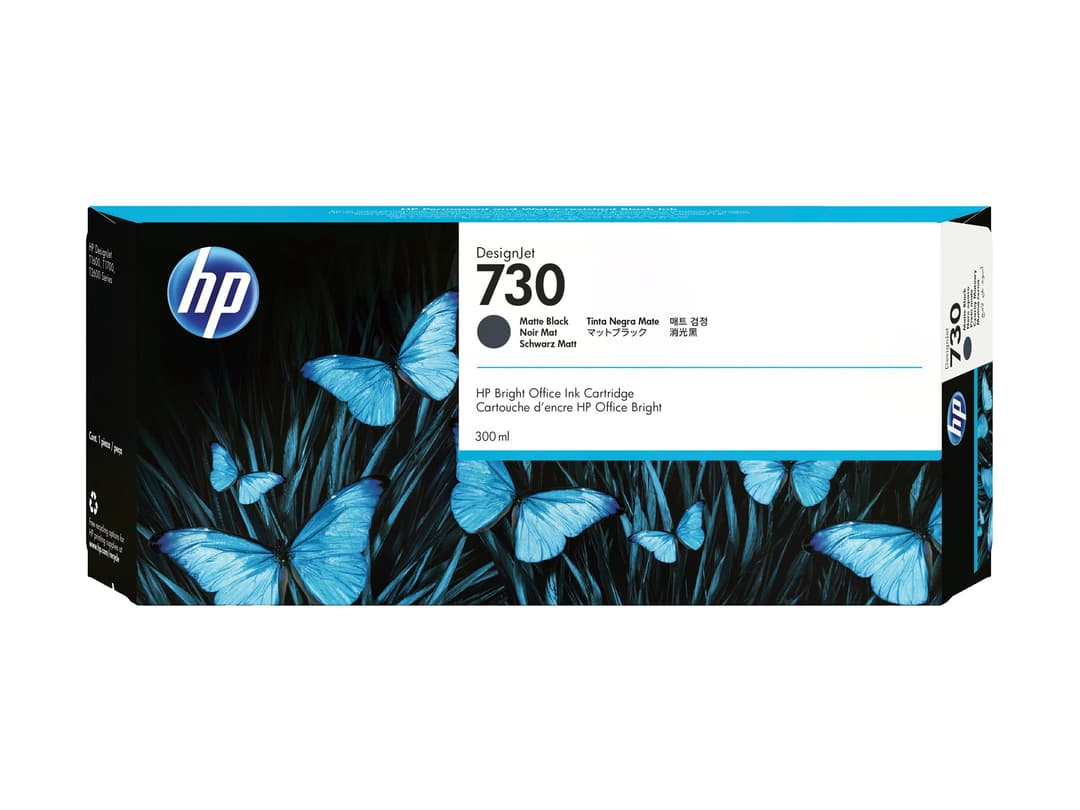 HP 730 - high capacity - matte black - original - DesignJet - ink cartridge - Image 1